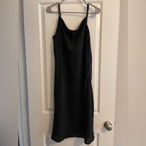 Black&white polka dot dress. L Love brand. Size Medium.